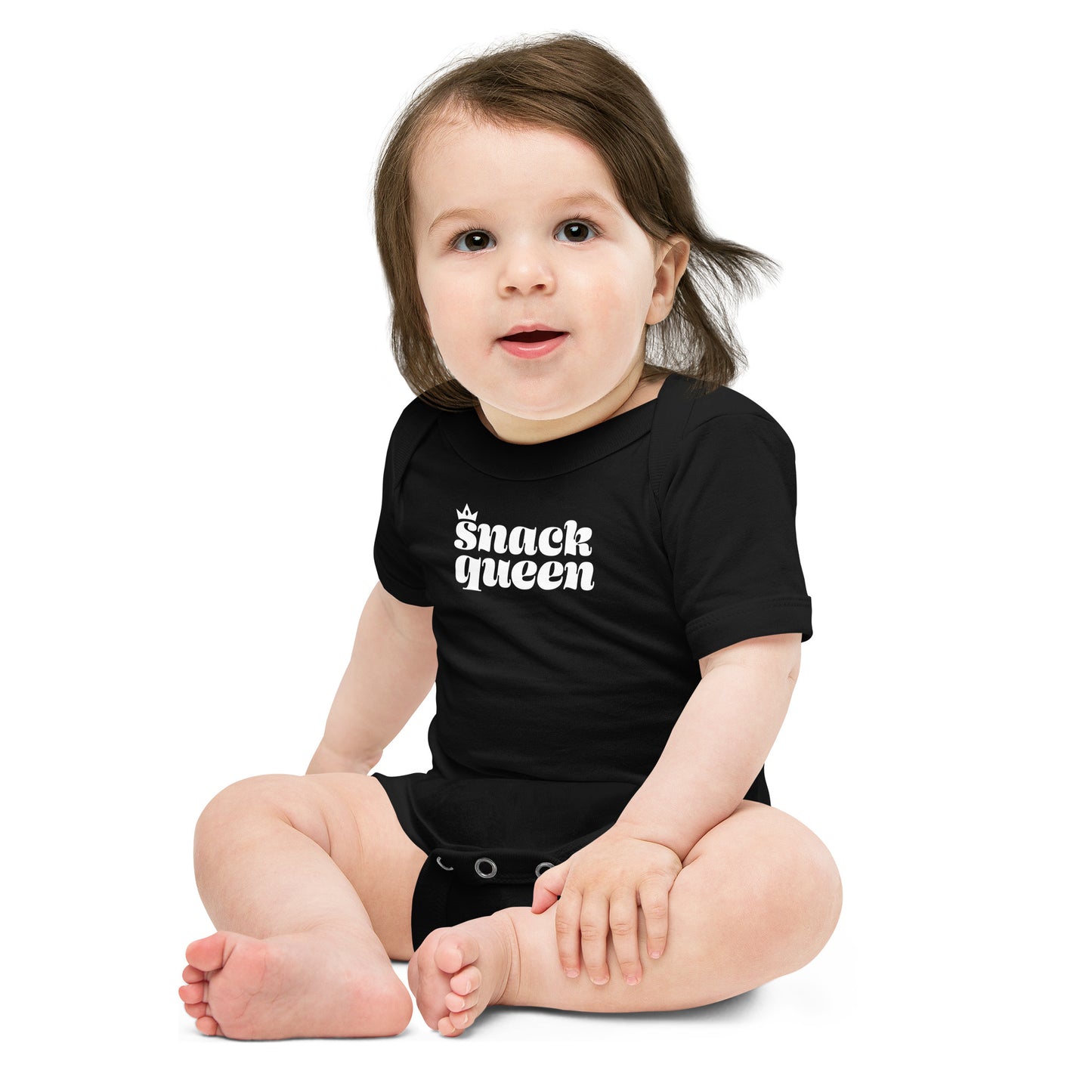 Snack Queen - Baby Short Sleeve Bodysuit