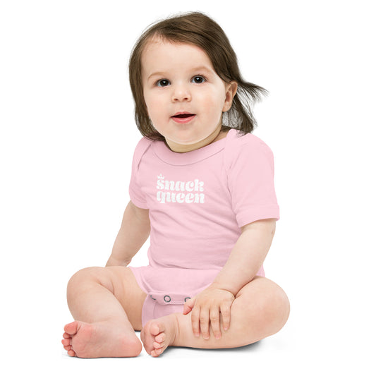 Snack Queen - Baby Short Sleeve Bodysuit